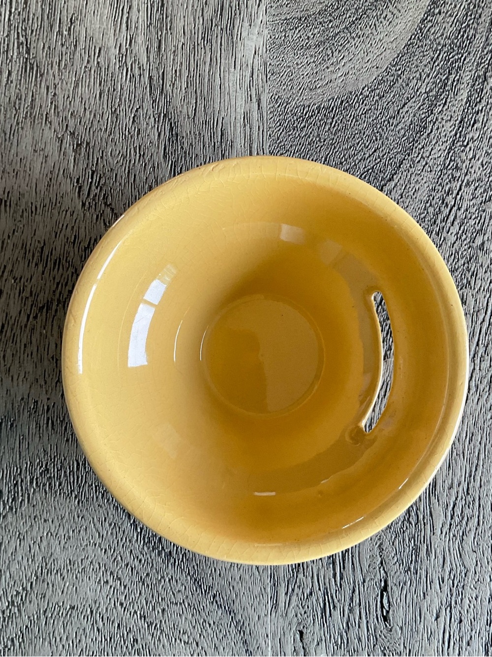T G Green Made in England Discontinued Yelloware Egg Yolk Separator, 4” Round